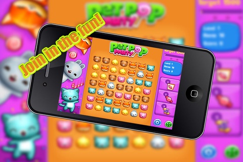 Pet pop match party screenshot 2