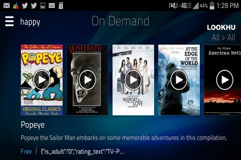 Lookhu - TV Curated Streaming Media With Movies & TV Shows On Demand screenshot 4