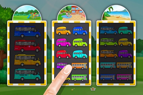 Wheels of the Bus - Kids Cars Salon Game screenshot 2