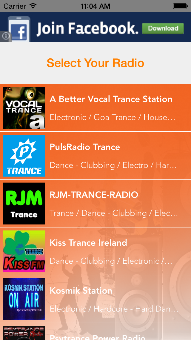 How to cancel & delete Trance Music Radio -  House, Techno Electronic Music from iphone & ipad 1