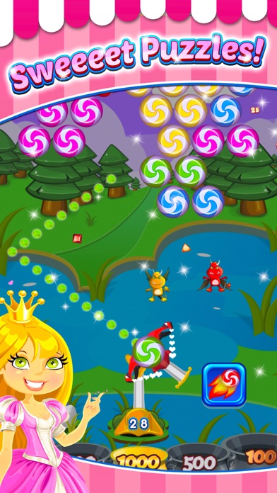 LITTLE PINK PRINCESS CANDY QUEST - BUBBLE SHOOTER GAME 1.4 IOS GAME GIẢI TRÍ LITTLE PINK PRINCESS CANDY QUEST - BUBBLE SHOOTER GAME 1.4 IOS