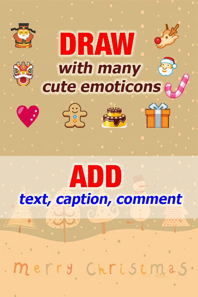 Fun Photo – Face Accessories, Emoticon, Text Over Pic screenshot 4