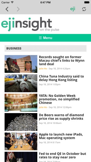 EJ Insight – Hong Kong , Greater China & World News(圖2)-速報App