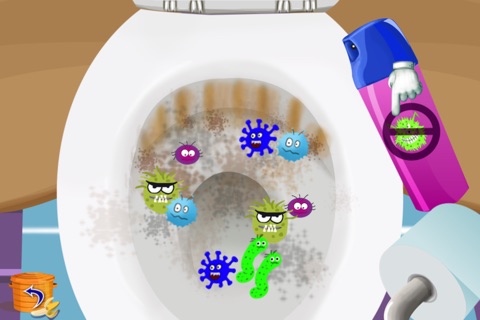 Toilet Wash - Kids bathroom washing fun game screenshot 4