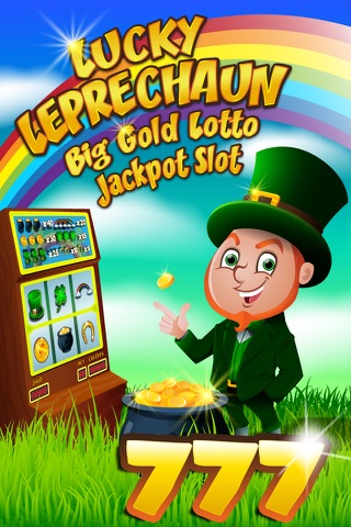 `Lucky Leprechaun Big Gold Jackpot Lotto 777 Casino Slots - Slot Machine with Blackjack and Prize Wheel screenshot 4