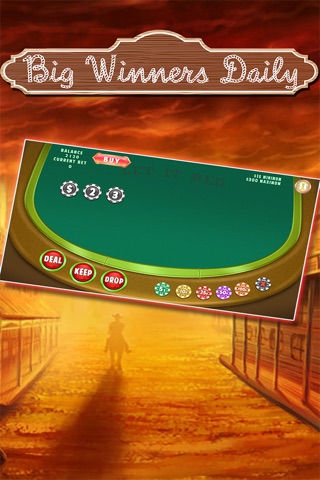 Let Em Ride Western Poker Arena - Play Texas Cards With A Fresh Deck Pro screenshot 3