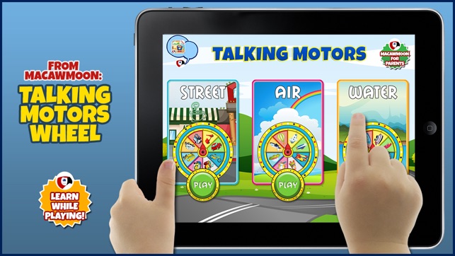 TalKing Motors Wheel: Preschool and Kind