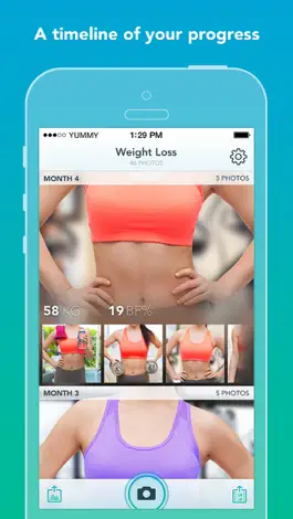 Game screenshot Pushh - keep track of your fitness selfies apk