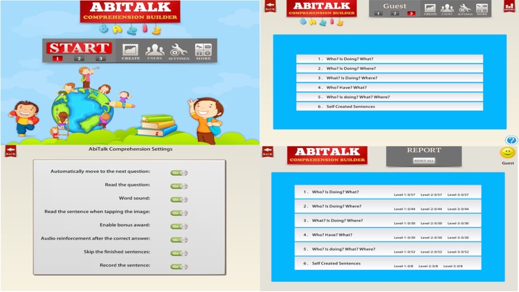 Comprehension Builder - English Language Learning  and Speech Therapy App screenshot-4