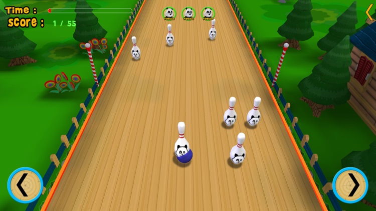 pandoux crazy bowling for kids - free game