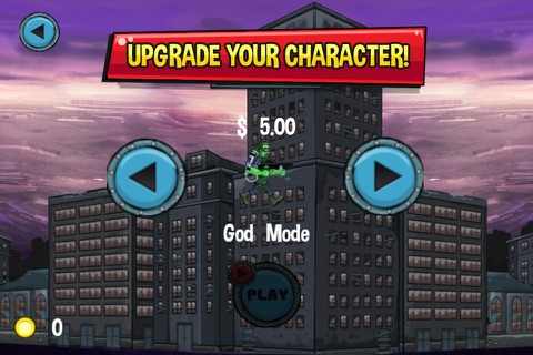 Rooftop Monster Dodger screenshot 2