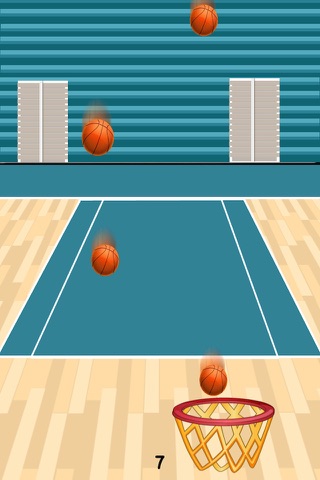 "A Real Crazy Basketball MVP Shooter Game - Move The Air Ring Revenge Catching Challenge" screenshot 4