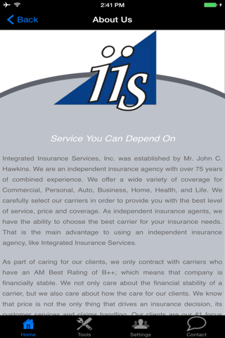 Integrated Insurance Services screenshot 2