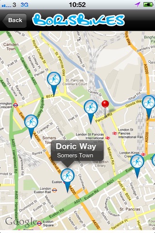 London Boris Bikes screenshot 2