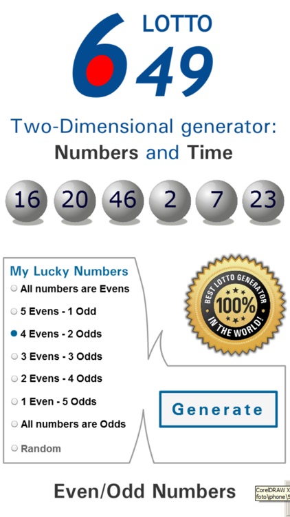 Lotto Winner for Canada 649