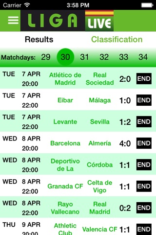 Liga Live screenshot 2