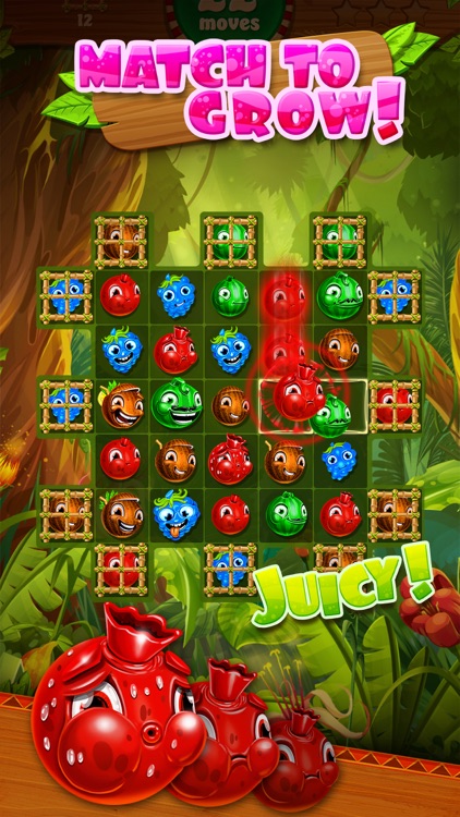 Jungle Jam - Juicy Fruit Match-3 Game screenshot-0