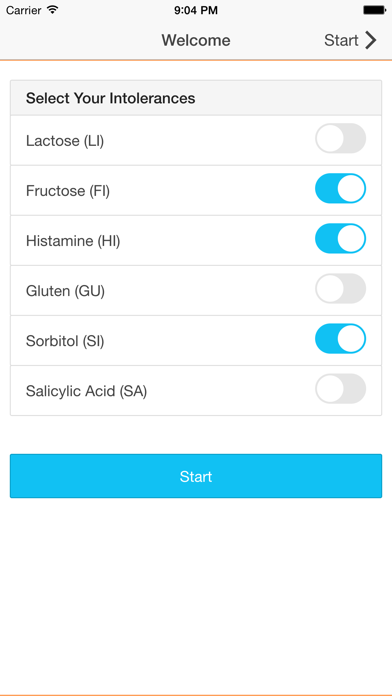 How to cancel & delete ALL i CAN EAT - the food intolerance list for lactose, fructose, histamine, gluten, sorbitol and salicylic acid from iphone & ipad 1