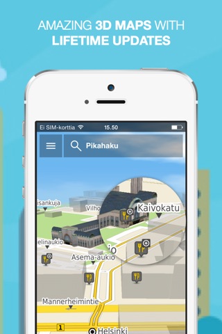 NLife Scandinavia Premium - Offline GPS-navigointi, liikenne ja kartat screenshot 2