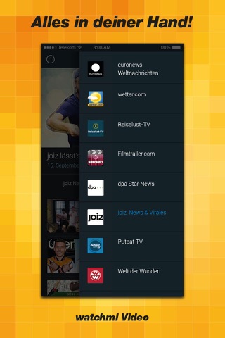 watchmi Video – Aktuelle News, Sport und Unterhaltung für unterwegs screenshot 4