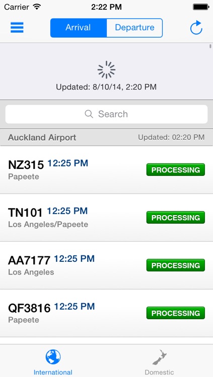 NZ Airport Flight Information screenshot-4