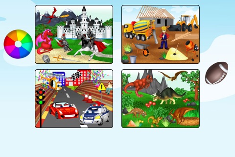 Car and dinosaur jigsaw puzzle screenshot 3