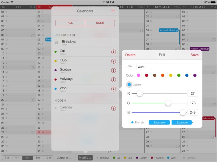 ManyMonths Calendar screenshot-3