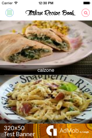 Italian recipes free screenshot 2
