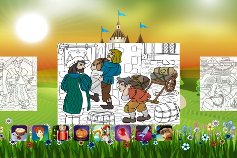 Beauty and the Beast. Coloring book for children screenshot 3