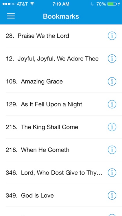 Adventist Hymnal - Complete Hymns for iPhone, iPod, iPad screenshot-4