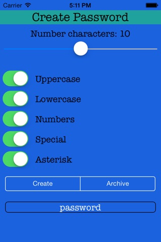 Create Password! screenshot 3