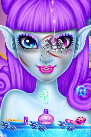 A Monster Super Girl:Princess Hair Salon & Makeover Games screenshot 2