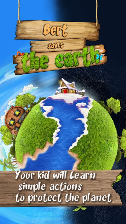 Nature : Bert Save the Earth,  The story app for boys and girls to learn simple actions to protect the planet screenshot-0