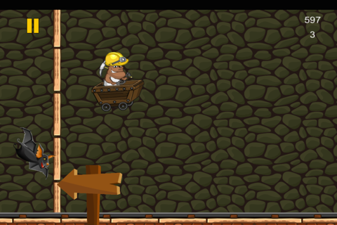 Gold Miner Jack Rush: Ride the Rail to Escape the Pitfall screenshot 4