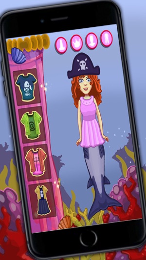 Viste sirenas- Juego de vestir princesas para niñas(圖2)-速報App