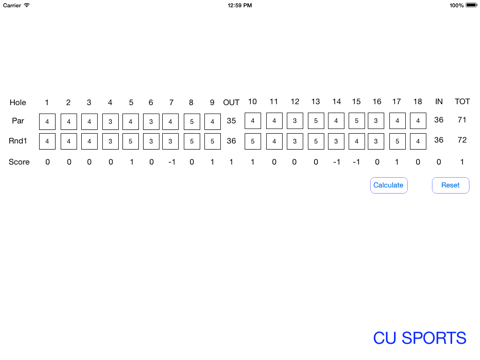 Golf-Scorecard screenshot 2