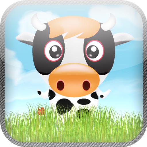 Happy Cow Tipping Game Icon