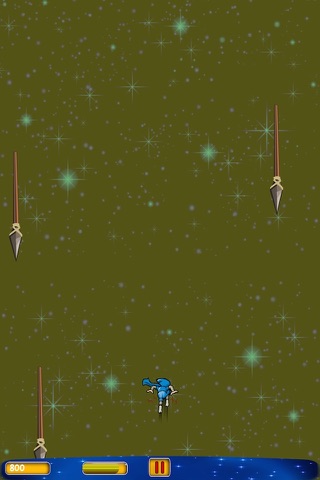 The Galaxy Ninja Warrior Invaders - Avoid The Falling Spears FREE screenshot 2