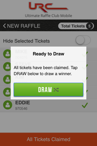 URC Raffle Mobile screenshot 4