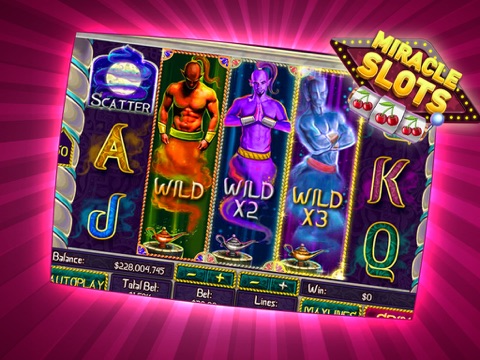 Free Slots - Miracle Slots & Casino ™ - HD iPad Edition screenshot 4