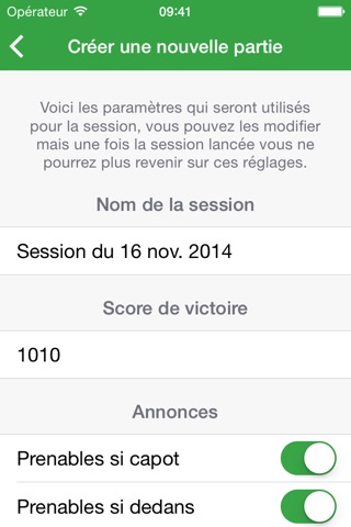 Belote Score - Compteur de score pour Belote screenshot 2