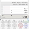 Get Rolled Paper Calculator Flat for iOS, iPhone, iPad Aso Report
