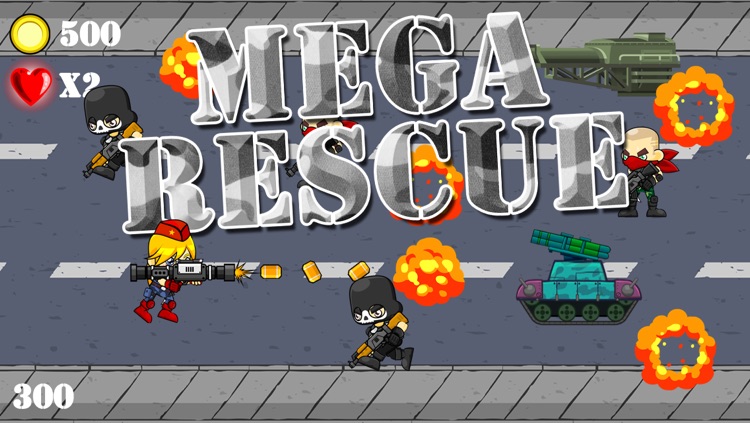 A Mega Rescue - Army of Tanks and Soldiers in a World of Battle