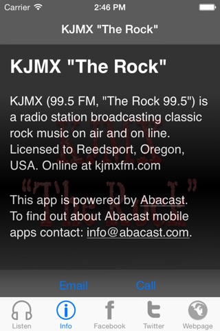 KJMX - The Rock screenshot 3