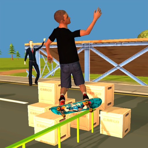 Skater Dude 3D Simulator Pro iOS App