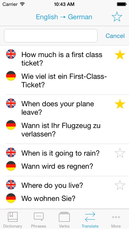German Dictionary & Translator +