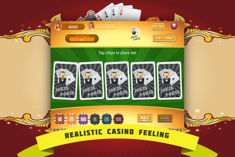 Super Jackpot Video Poker Party LITE screenshot 2