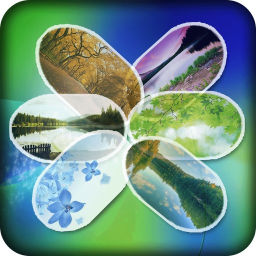 Beautiful Nature Wallpapers & Backgrounds HD for iPhone and iPod: With Awesome Shelves & Frames icon