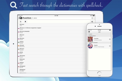 BrainRain multilingual dictionaries & thesaurus Offline screenshot 3