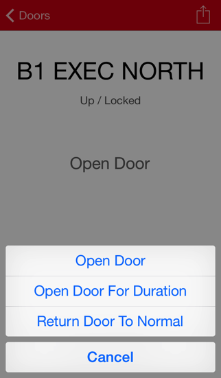 How to cancel & delete Door Control from iphone & ipad 4